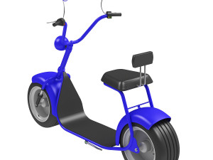 big electric scooter 3D 모델