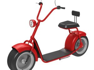gro&szlig;er Elektroroller 3D Modell
