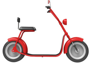 grande scooter el&eacute;trica Modelo 3D