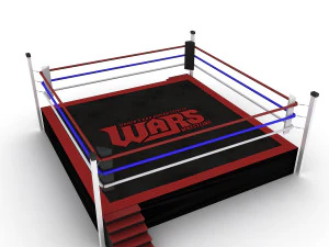 ring de boxe Modèle 3D