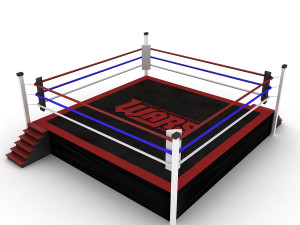 boxing ring Modelo 3D