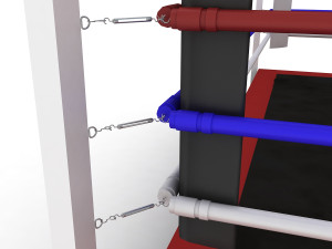 boxing ring Modelo 3D