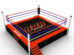 boxing ring 3D मॉडल