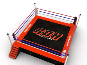 ringue de boxe Modelo 3D