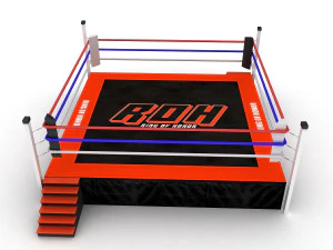 ringue de boxe Modelo 3D