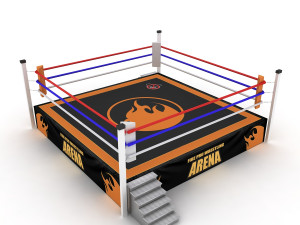 boxing ring 3D मॉडल