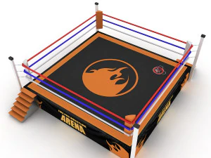 मुक्केबाजी का अखाड़ा 3D मॉडल