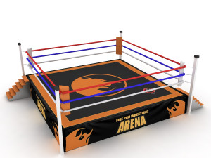 boxing ring 3D मॉडल