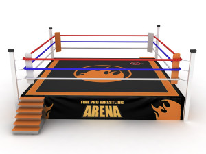 boxing ring 3D मॉडल