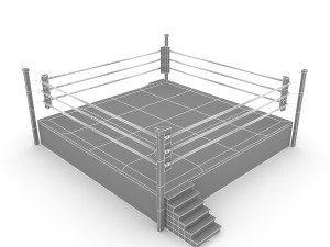 boxing ring 3D मॉडल