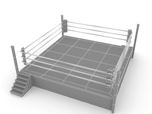 boxing ring 3D मॉडल