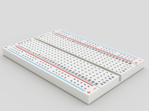 breadboard 3D मॉडल