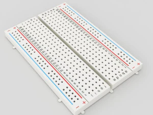 breadboard 3D Model
