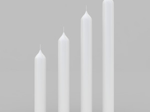 candle stick set 3D मॉडल
