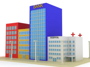 cartoon street 3D Model