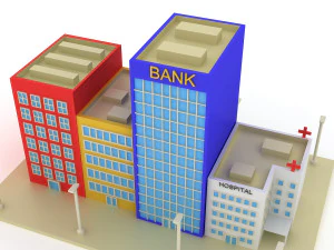 cartoon street 3D Model
