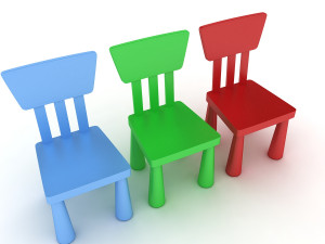 children chair 3D मॉडल