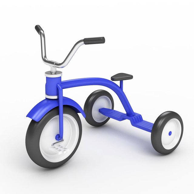childrens trike 3D मॉडल .c4d .max .obj .3ds .fbx .stl .blend 