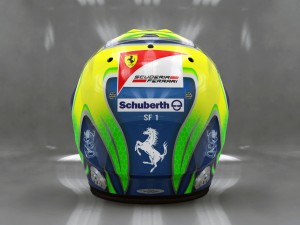 felipe massa 2012 style racing helmet Modelo 3D