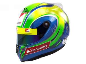 펠리페 마사 2012 스타일 레이싱 헬멧 3D 모델