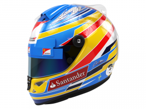 fernando alonso 2012 style racing helmet 3Dモデル