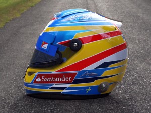 fernando alonso 2012 style racing helmet Modelo 3D