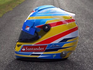 fernando alonso 2012 style racing helmet 3D Model