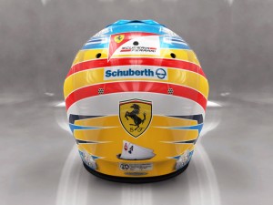 fernando alonso 2012 style racing helmet Modelo 3D