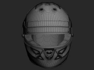 fernando alonso 2012 style racing helmet 3D Model