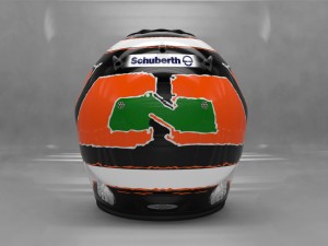 nico hulkenberg 2012 style racing helmet 3D Model