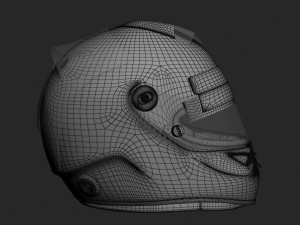 nico hulkenberg 2012 style racing helmet 3D Model
