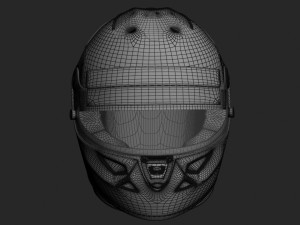 nico hulkenberg 2012 style racing helmet 3D Model