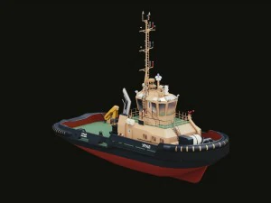 römorkör ural 3D Model