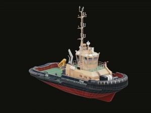 tugboat ural 3D Model