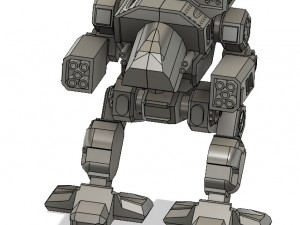 BattleTech Daishi 3D print model Modèles 3D en vedette
