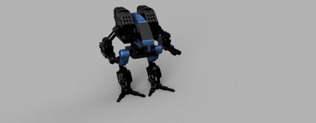 Battletech Mad Dog 3D print model 3D 打印模型 .c4d .max .obj .3ds .fbx .stl .blend 