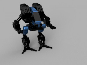 Battletech Mad Dog 3D print model 3D Принт Модель