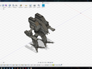 Battletech Mad Dog 3D print model 3D 打印模型