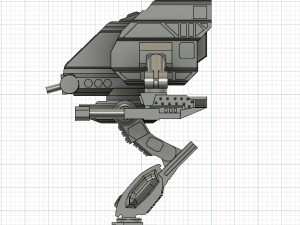 Battletech Mad Dog 3D print model 3D 打印模型