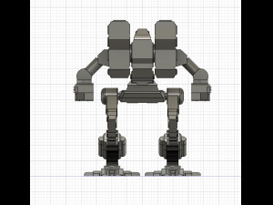 Battletech Mad Dog 3D print model 3D 打印模型