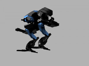 Battletech Mad Dog 3D print model 3D 打印模型