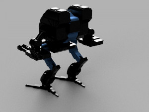 Battletech Mad Dog 3D print model 3D 打印模型