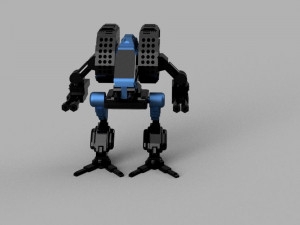 Battletech Mad Dog 3D print model 3D 打印模型