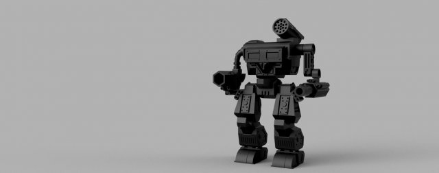 BattleTech Thor 3D print model 3D Print Model .c4d .max .obj .3ds .fbx .stl .blend 