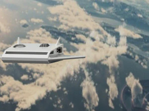 Model cetak 3D pesawat ruang angkasa Model Cetak 3D