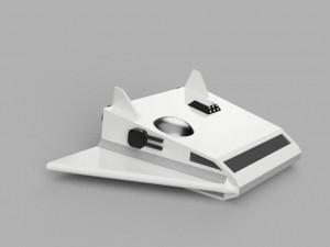Spaceship 3D print model 3D 프린트 모델
