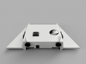Spaceship 3D print model 3D 프린트 모델