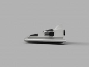Spaceship 3D print model 3D 프린트 모델