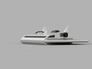 Spaceship 3D print model 3D Print Model