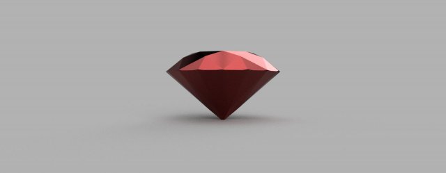 Diamond 3D print model 3D 프린트 모델 .c4d .max .obj .3ds .fbx .stl .blend 